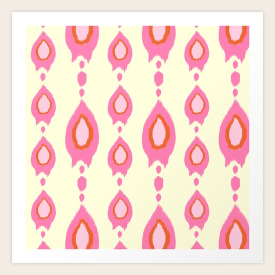 Ikat Arrows Art Print