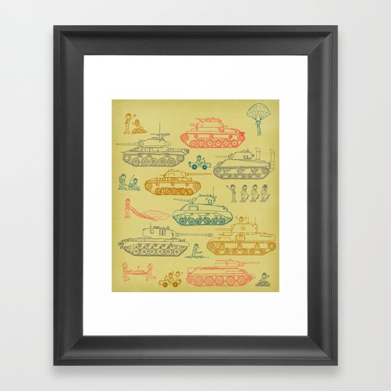 Tanks For Everything Framed Art Print