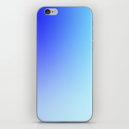 42 Blue Gradient 220506 Aura Ombre Valourine Digital Minimalist Art iPhone Skin