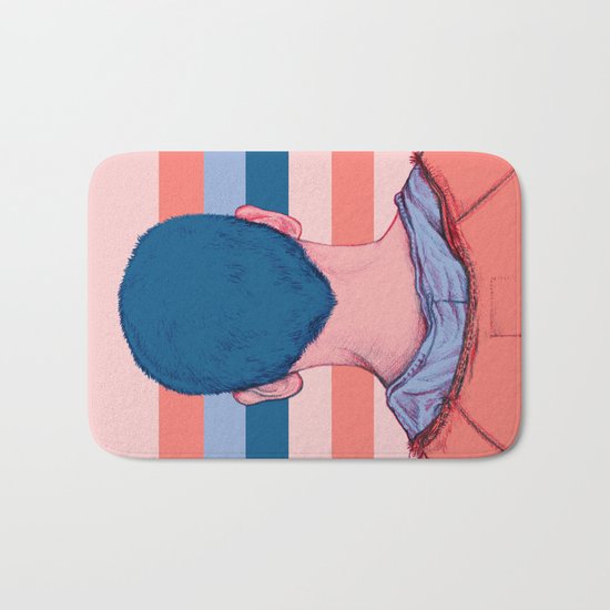 Waiting for the Train Bath Mat