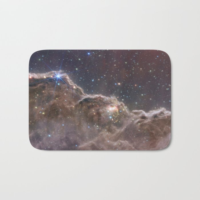 Cosmic Cliffs Carina Nebula Bath Mat