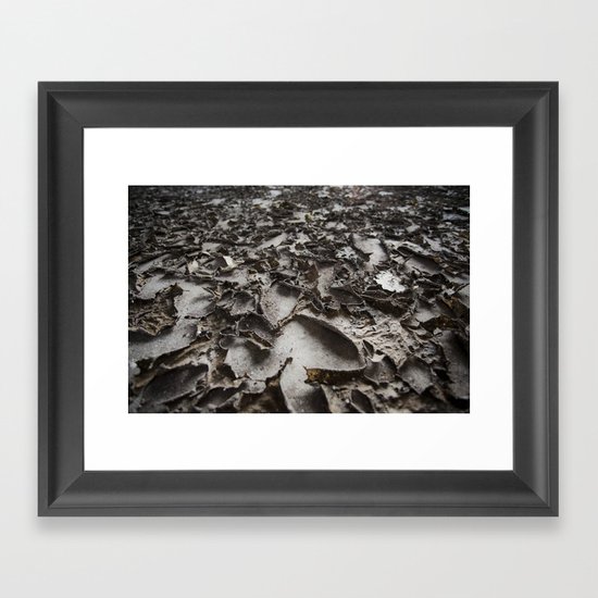 Textured Floor Framed Art Print
