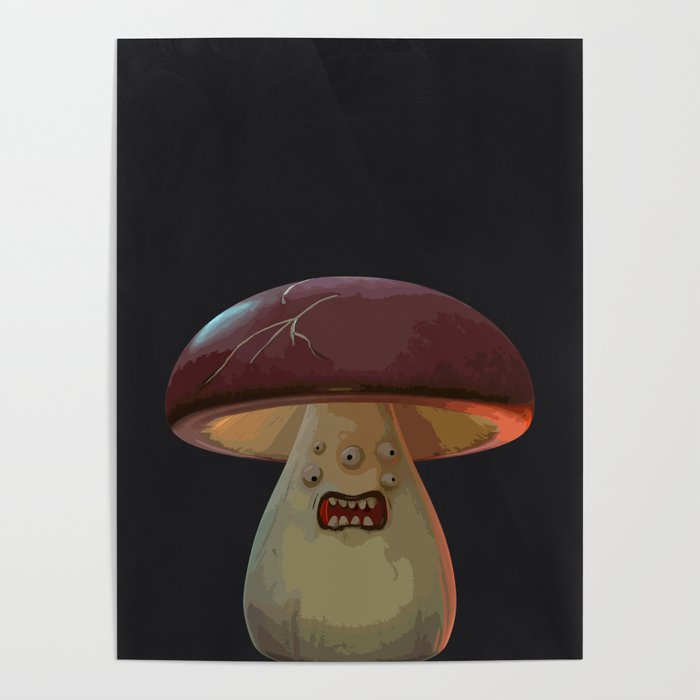 Mushi Moshi Mushroom Poster