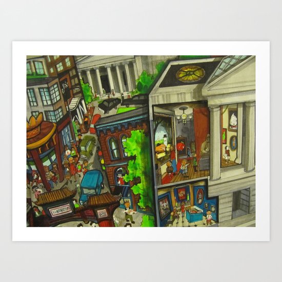 Gallery Place - DC 2011 Art Print