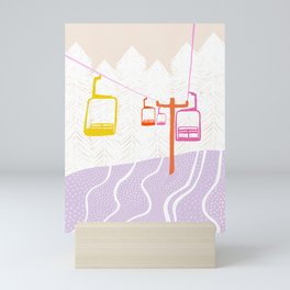 chairlift Mini Art Print