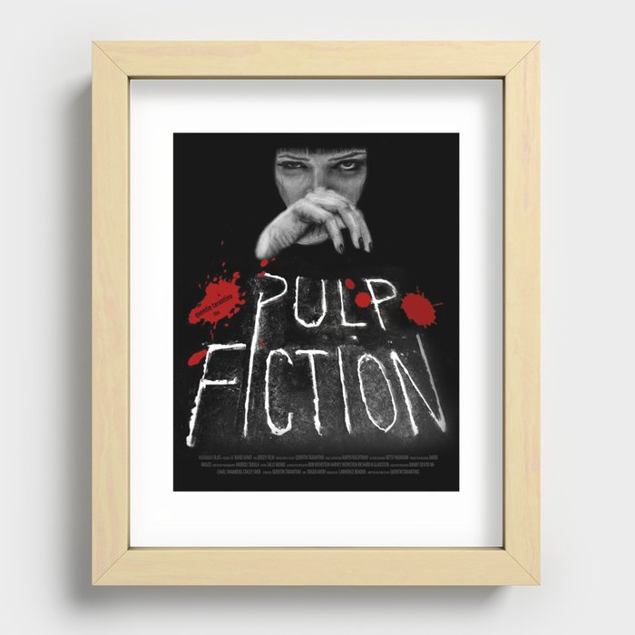 Pulp Fiction Recessed Framed Print