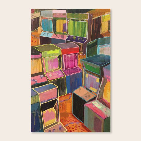 Arcade Canvas Print