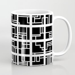 Lines and Squares Coffee Mug