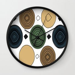 Karlie 1 Wall Clock | Pattern, Digital, Graphicdesign 