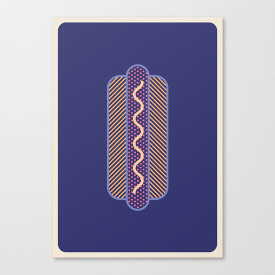 hotdog day afternoon Canvas Print