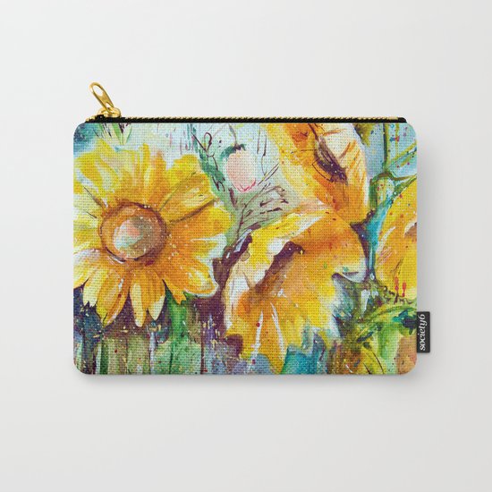 bouquet of sunflowers Carry-All Pouch