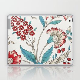 Flower Woodcut Laptop Skin