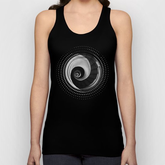 Minimal B&W IV Unisex Tank Top