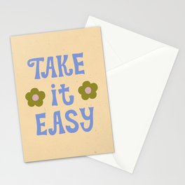 Take it easy Stationery Card