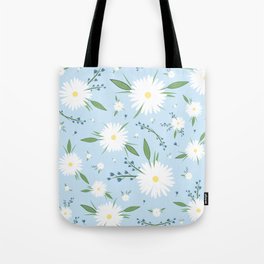 chamomile pattern Tote Bag