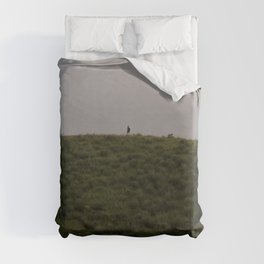 nature moutain in JEJU_by 502 Duvet Cover