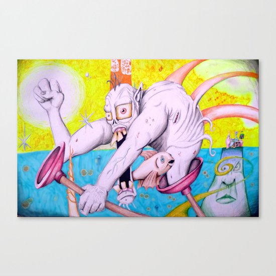 Realm II : The Plumber Canvas Print