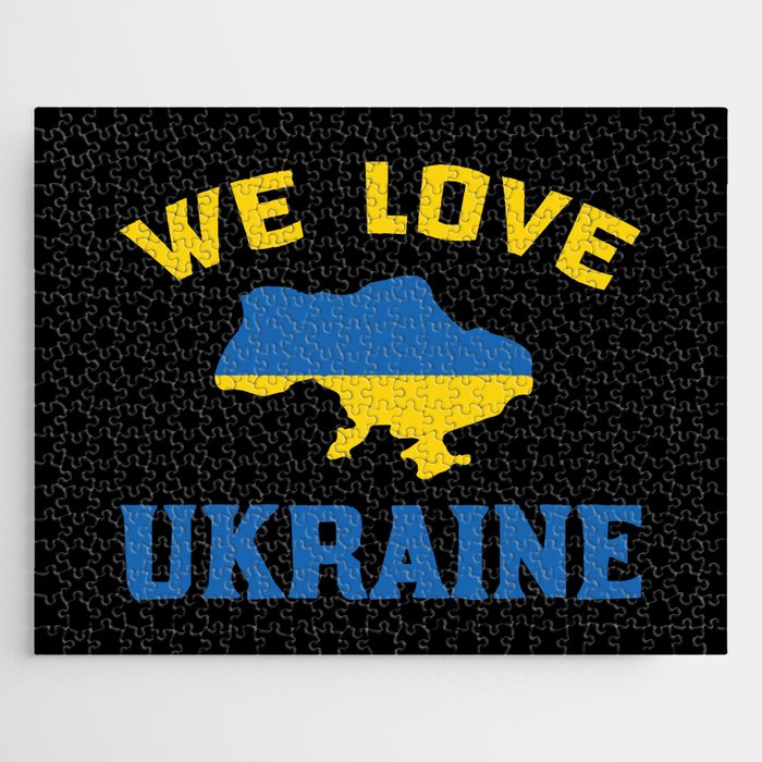 We Love Ukraine Jigsaw Puzzle