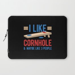 Funny Cornhole Laptop Sleeve