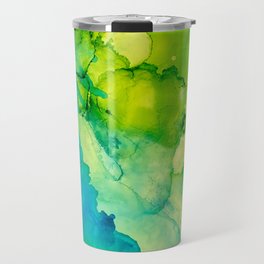 Aqua & Lime Travel Mug