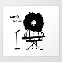 Ming Mong (Reggie Watts/Comedy Bang Bang) Art Print
