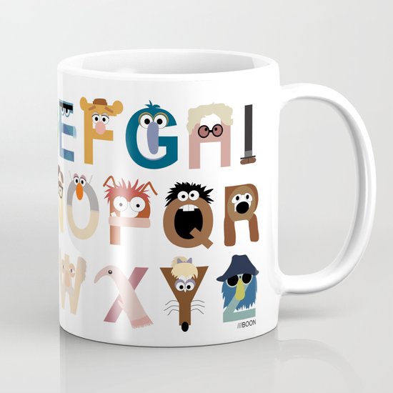 Muppet Alphabet Mug