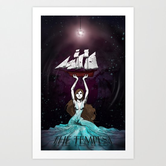 The daughter of Prospero Art Print