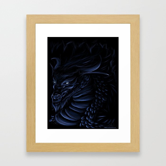 Blue Shadow Framed Art Print
