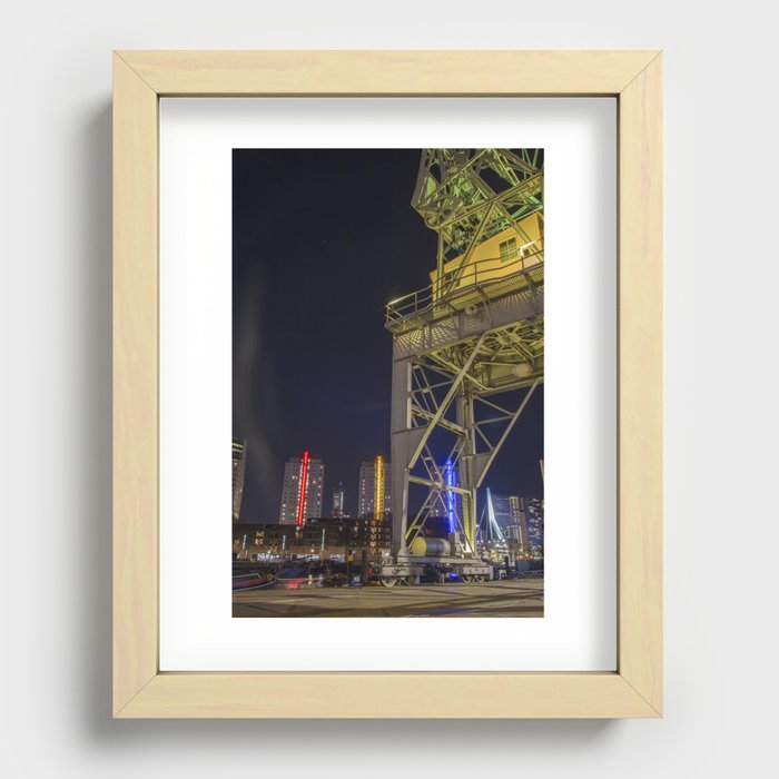 Old Harbour Rotterdam Recessed Framed Print