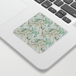Beautiful and magical Watercolor Flower Pattern - Cute Floral Sticker