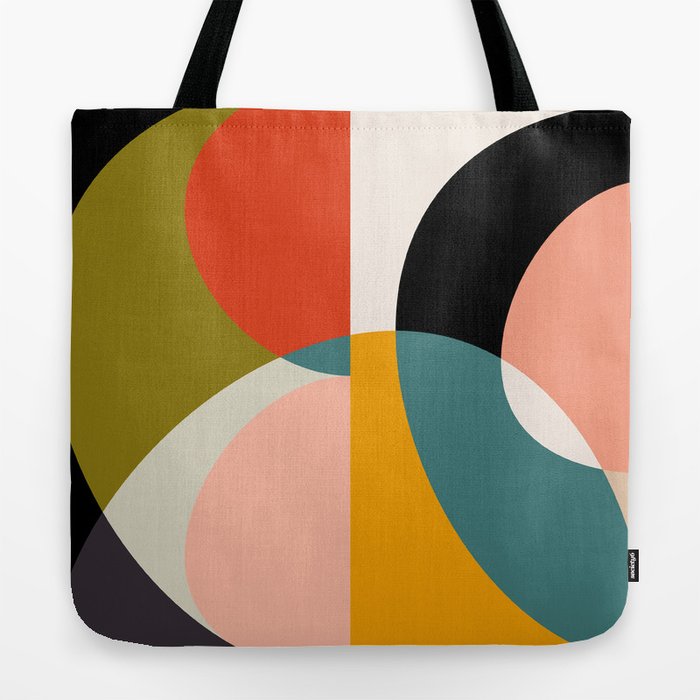Tote bag geometric discount