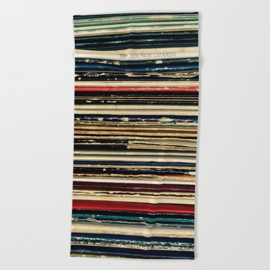 Records Beach Towel