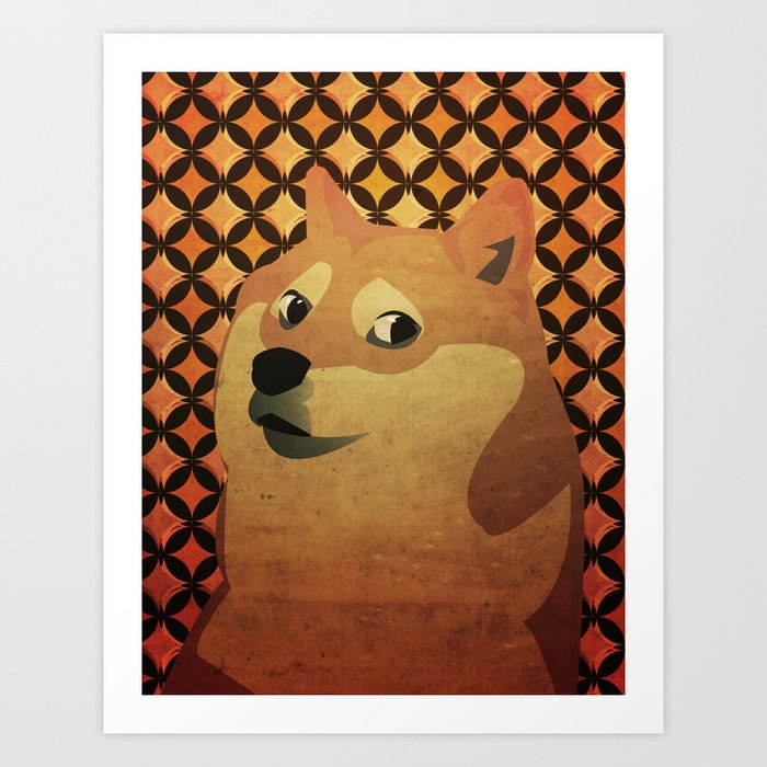 Doge Art Print
