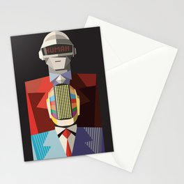 Human - DaftPunk Stationery Cards