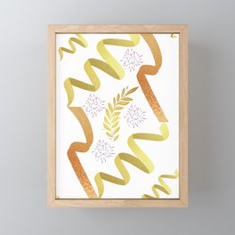 Gold design  Framed Mini Art Print