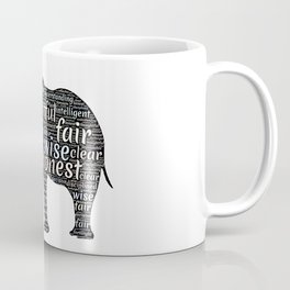 Elephant with words Coffee Mug