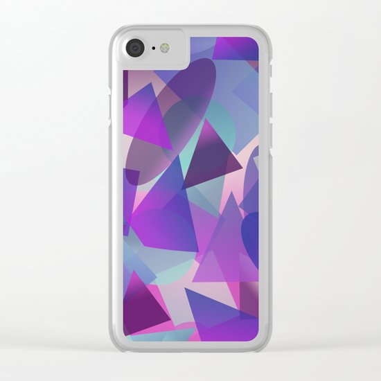 Abstract cube II Clear iPhone Case