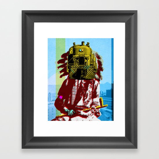 Indian Pop 45 Framed Art Print