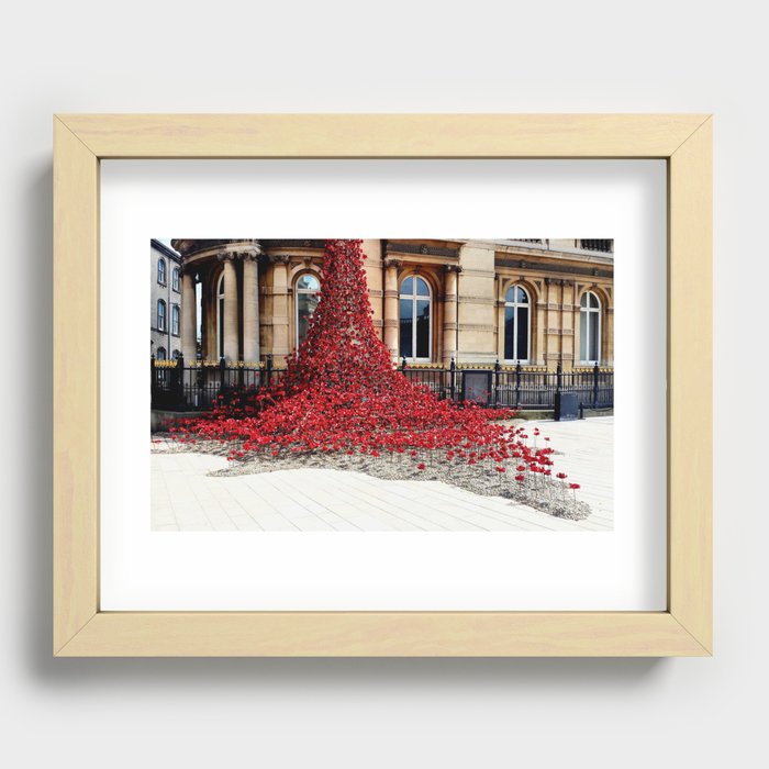 Poppies - City of Culture 2017, Hull Recessed Framed Print