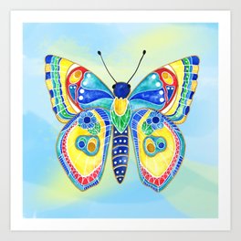 Butterfly IV on a Summer Day Art Print