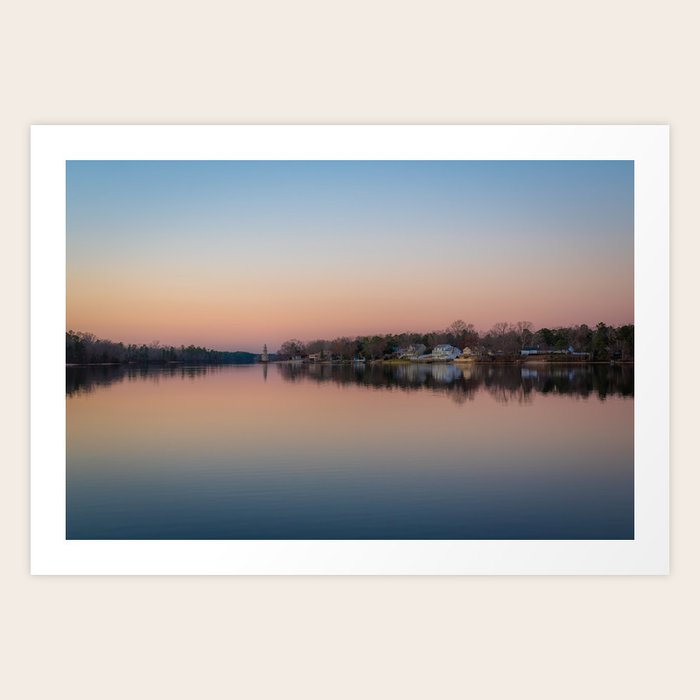 Lake Lenape Art Print by Jon Bilous | Society6