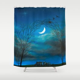 The Moon Gate Shower Curtain