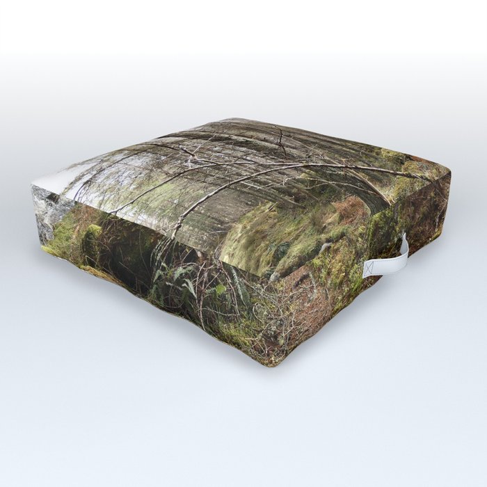 Enchanted Nature Walk in the Scottish Highlands  Outdoor Floor Cushion
