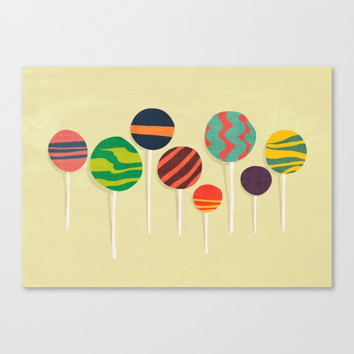 Sweet lollipop Canvas Print