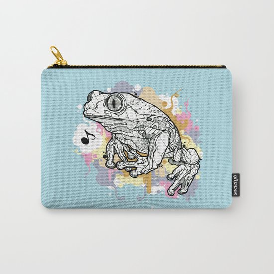 Melodic Frog Carry-All Pouch