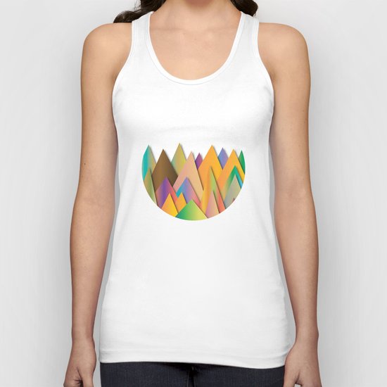 Mountains of Colorcombinations Unisex Tank Top
