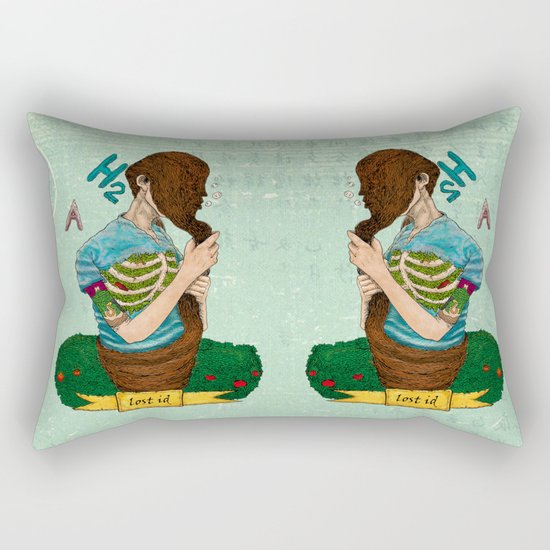 Lost identity Rectangular Pillow