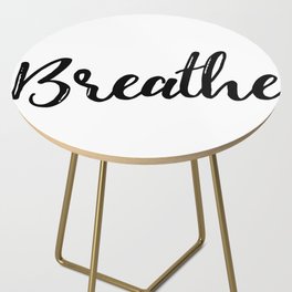 Breathe | Black & White Side Table