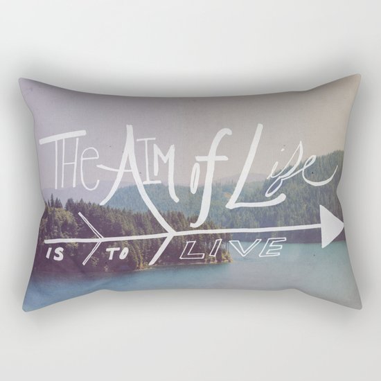 The Aim of Life II Rectangular Pillow
