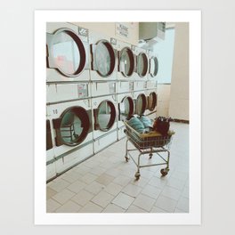 laundry day Art Print